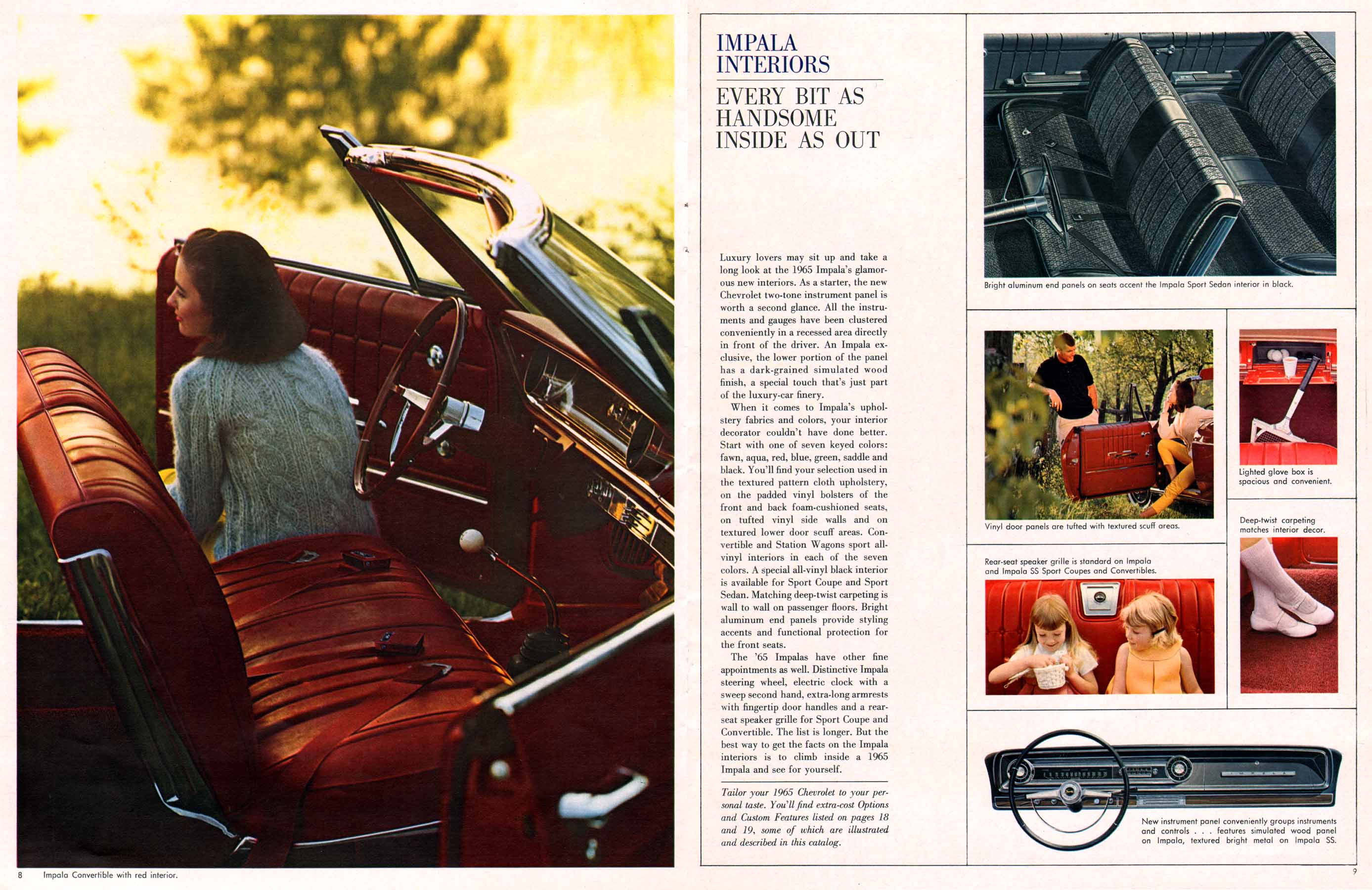 1965 Chevrolet Full-Size Brochure Page 8